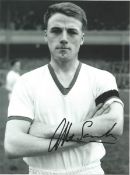 Albert Scanlon signed Manchester United 8x6 black and white photo. Albert Joseph Scanlon (10 October