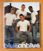 Blue On Blue Bio Book, Official Blue Product. This Hardback Book is all about the band Blue and