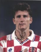 Davor Suker signed Croatia 10x8 colour photo. Davor Suker ( born 1 January 1968) is a Croatian
