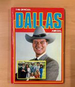 Dallas Larry Hagman ( J R Ewing Jr) Signed Dallas Annual. Signed in silver marker pen on page 20,