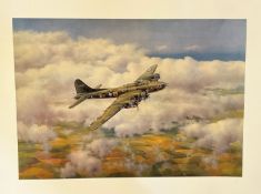 Kenneth B Handcock 24x18 Colour Print Titled Memphis Belle. Chelsea Green Editions. Limited
