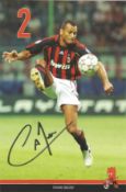 Cafu signed 6x4 AC Milan colour promo photo. Marcos Evangelista de Morais (born 7 June 1970),