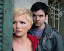 Blowout Sale! Primeval Hannah Spearritt and Andrew Lee Potts hand signed 10x8 photo. This
