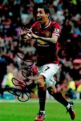 Football Angel Di Maria signed 12x8 Manchester United colour photo. Angel Fabián di María (born 14