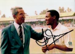 Cricket Brian Lara signed 7x5 colour photo. Brian Charles Lara, TC, OCC, AM (born 2 May 1969) is a