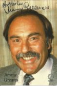 Jimmy Greaves signed 6x4 colour photo. James Peter Greaves MBE (20 February 1940 - 19 September