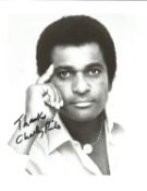 Charley Pride signed 10x8 black and white photo. Charley Frank Pride (March 18, 1934 - December