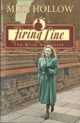 Signed Book Mike Hollow Firing Line The Blitz Detective Softback Book 2018 First Edition published