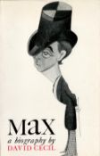 Max A Biography by David Cecil Hardback Book 1964 First Edition published by Constable and Co Ltd