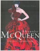 Signed Book Alexander McQueen Genius of a Generation by Kristin Knox Hardback Book 2011 Signed by