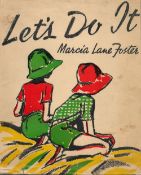 Let's Do It Sketches of Children by Marcia Lane Foster 1938 First Edition Hardback Book published by