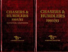 Chasers and Hurdlers 1992/93 and Statistical Companion Hardback Books with Slipcase 1993 First