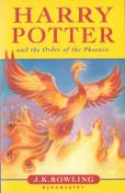 Harry Potter and The Order of The Phoenix by J K Rowling Hardback Book 2003 First Edition