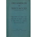 Decameron of Boccaccio (Unexpurgated) translated by J M Rigg Hardback Book date and edition