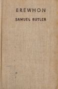 Erewhon or Over The Range by Samuel Butler Hardback Book 1932 published by Jonathan Cape Ltd some