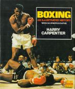 Boxing An Illustrated History with 140 Photographs by Harry Carpenter Hardback Book 1982 Second