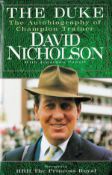 The Duke The Autobiography of Champion Trainer David Nicholson with J Powell Hardback Book 1995