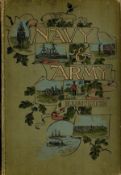 Navy and Army Illustrated Vol 1 by Commander Charles N Robinson R.N. 1896 Hardback Book published by