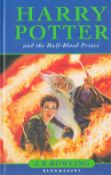 Harry Potter and the Half Blood Prince by J K Rowling Hardback Book 2005 First Edition published
