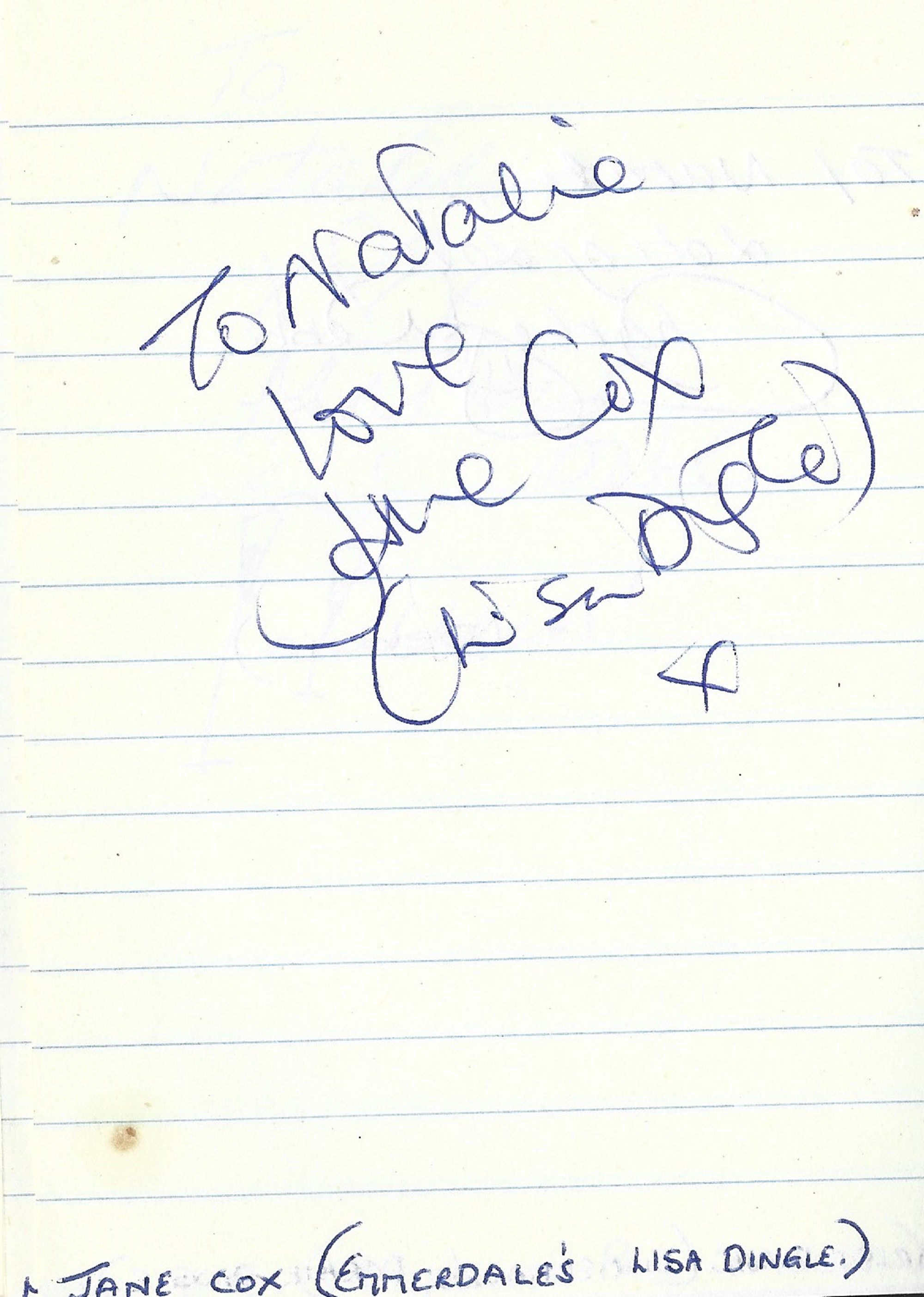 Autograph book containing 20 signatures. Amongst them are Mathew Bute, Charlie Webb, Jane Cox, Dario - Image 2 of 3