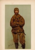 Vanity Fair print. Titled Franz Josef Land. Dated 16/12/1897. Frederick Jackson. Approx size