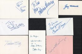 Entertainment Collection signed album pages. Includes Dulcie Gray, Patricia Morrison, Cesar