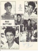 Max Battimo signed 11x9 magazine montage photo. Maximiliano Cardenas Battimo (born August 31, 1974
