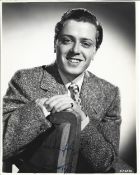 Richard Attenborough signed 10x8 vintage black and white photo slight tear and dings signature not