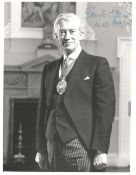 Sir Greville Spratt GBE TD DL Dlitt, Lord Mayor of London1987 88, signed 6 x 8 black and white