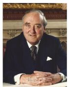 Viscount Whitelaw signed 6 x 8 colour photo. Good condition. On the reverse of the photo is the