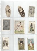 Cigarette card collection in plastic leaves. Some old. Approx 100. Good condition. Good condition.