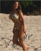Kelly Brook signed 10x8 colour photo. Kelly Ann Parsons (born 23 November 1979), known