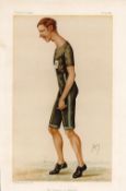 Vanity Fair print. Titled The Champion of champions. Dated 25/10/1884. W G George. Approx size