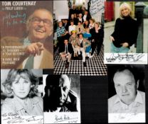 Entertainment Collection Assortment of black and white signed photos and coloured photos of actors