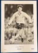 Ossie Ardiles signed 23x17 Tottenham Hotspur black and white print limited edition 103/125. Good