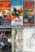Theatre Collection of various signed theatre programmes and promo sheets. Such as Peter pan signed
