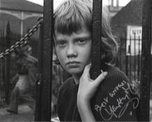 Hayley Mills signed 10x8 black and white photo. Hayley Catherine Rose Vivien Mills (born 18 April