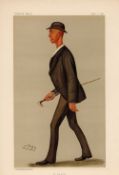 Vanity Fair print. Titled H Searle. Dated 7/9/1889. H Searle. Approx size 14x12. Good condition. All