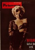 Picturegoer Vintage Magazine Marilyn Monroe front cover portrait dated 9th May 1953. Good condition.