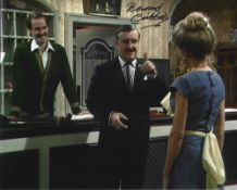 Bernard Cribbins signed Fawlty Towers 10x8 colour photo. Good condition. All autographs come with