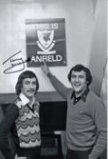 Autographed Terry Mcdermott 12 X 8 Photo - B/W, Depicting Liverpool's New Signings For The 1974/75