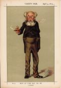 Vanity Fair print. Titled Men of the Day no 60. Dated 5/4/1873. Trollope. Approx size 14x12. Good