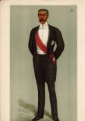 Vanity Fair print. Titled Khartoum. Dated 23/2/1899. Lord Kitchener. Approx size 14x12. Good