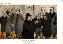 Vanity Fair print. Titled Collapse of the Conference. Dated 10/12/1913. George et Al. Approx size