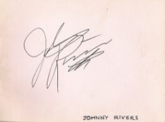 Autograph book. Contains signatures of Johnny Rivers, The Searchers Mike Pender, Frank Allen, John