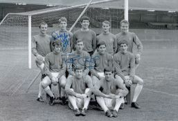 Autographed Ipswich 12 X 8 Photo - B/W, Depicting A Superb Image Showing The Newly Crowned Second