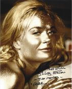 Shirley Eaton signed James Bond 10x8 colour photo pictured in her role as Jill Masterson in