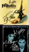 Music Collection 2 signed CDs Includes Orchestral Manoeuvres In the dark and The Fratelli's