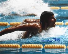 Mark Spitz signed 10x8 colour photo. Mark Andrew Spitz (born February 10, 1950) is an American