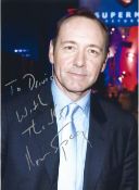 Kevin Spacey signed 7x5 colour photo dedicated. Kevin Spacey Fowler (born July 26, 1959) is an